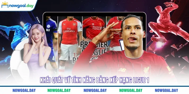 Khái quát về tính năng bảng xếp hạng Ligue 1