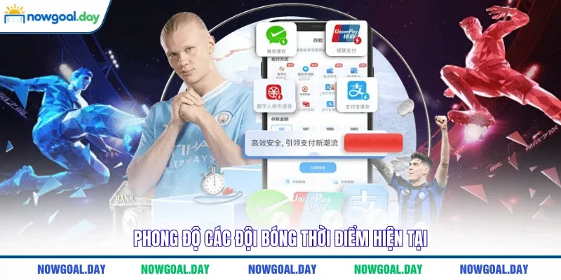 Phong độ các đội bóng thời điểm hiện tại
